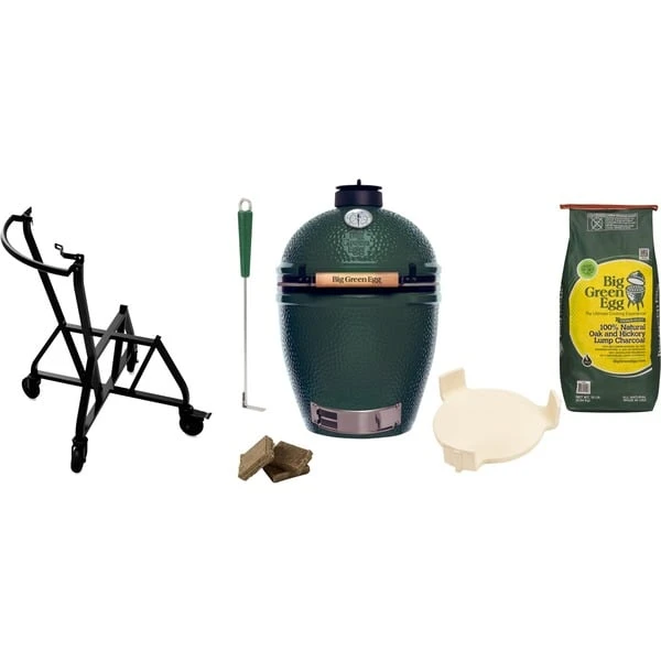 Big Green Egg Large, Starter-Paket, Holzkohlegrill 3 Big Green Egg Large, Starter-Paket, Holzkohlegrill