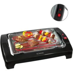 Küchen Grill Geschäft -Küchen Grill Geschäft Bomann Barbeque Tischgrill BQ 1240 CB Elektrogrill@@9ggedo01 1
