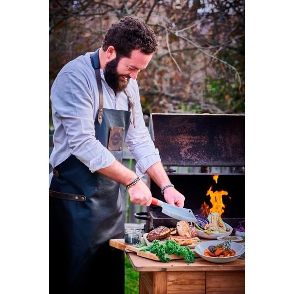 DICK Leder-Rolltasche "Red Spirit", 5-teilig, Besteck 7 DICK Leder-Rolltasche "Red Spirit", 5-teilig, Besteck – Bild 5