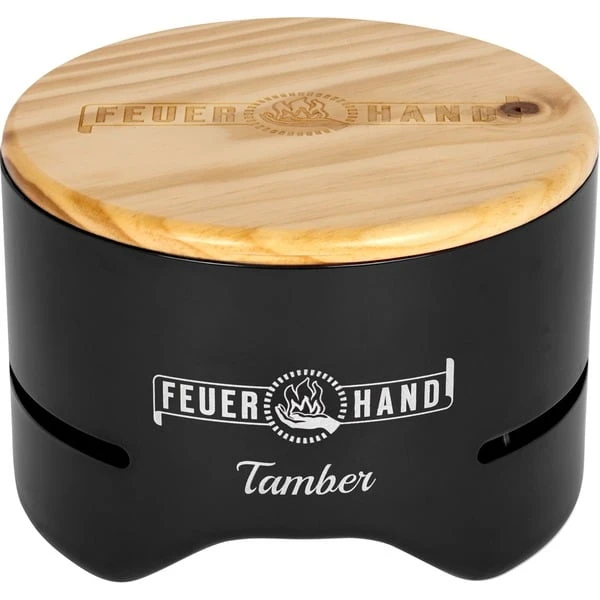 Feuerhand Tisch-Holzkohlegrill Tamber, Jet Black 4 Feuerhand Tisch-Holzkohlegrill Tamber, Jet Black – Bild 2