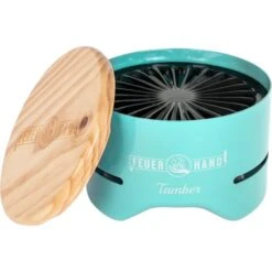 Feuerhand Tisch-Holzkohlegrill Tamber, Light Green