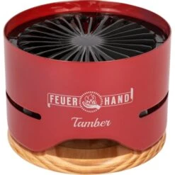 Feuerhand Tisch-Holzkohlegrill Tamber, Ruby Red -Küchen Grill Geschäft Feuerhand Tisch Holzkohlegrill Tamber Ruby Red@@1855413 3