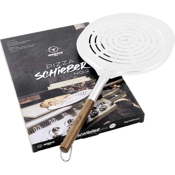 Moesta Pizzaschieber No. 2, Gelocht, Grillbesteck 3 Moesta Pizzaschieber No. 2, Gelocht, Grillbesteck