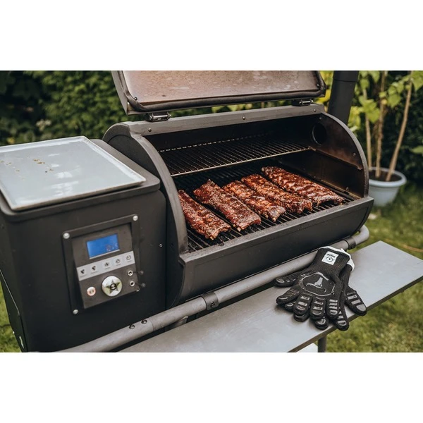 Moesta Sheriff Pelletgrill, Inkl. Frontablage PaperPlank Black Und Haken 9 Moesta Sheriff Pelletgrill, Inkl. Frontablage PaperPlank Black Und Haken – Bild 7