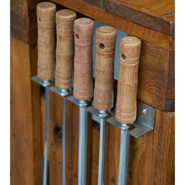 Moesta Spießhalterung Für 5 Churrasco-Spieße 5 Moesta Spießhalterung Für 5 Churrasco-Spieße – Bild 3