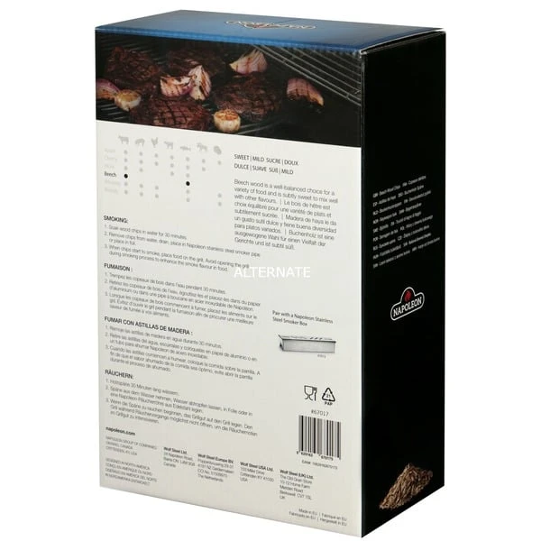 Napoleon Holz-Räucherchips Buche 4 Napoleon Holz-Räucherchips Buche – Bild 2