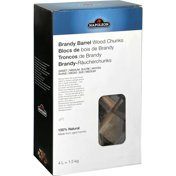 Napoleon Holz-Räucherchunks Brandy-Eiche, Räucherchips 3 Napoleon Holz-Räucherchunks Brandy-Eiche, Räucherchips