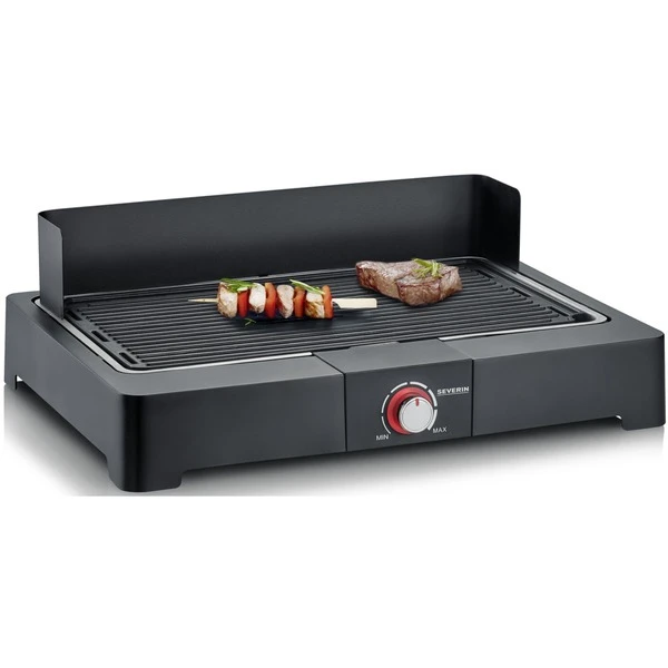 Severin PG 8562 Tischgrill Mit Grillplatte, Elektrogrill 4 Severin PG 8562 Tischgrill Mit Grillplatte, Elektrogrill – Bild 2