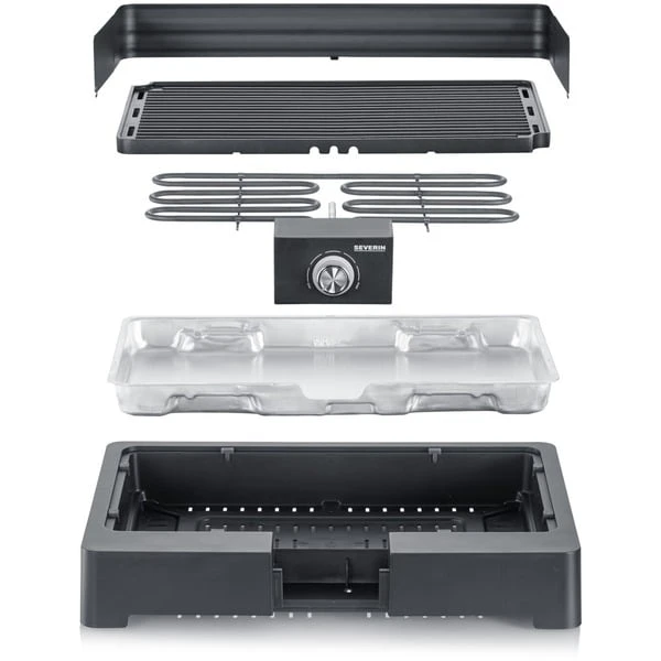 Severin PG 8562 Tischgrill Mit Grillplatte, Elektrogrill 6 Severin PG 8562 Tischgrill Mit Grillplatte, Elektrogrill – Bild 4