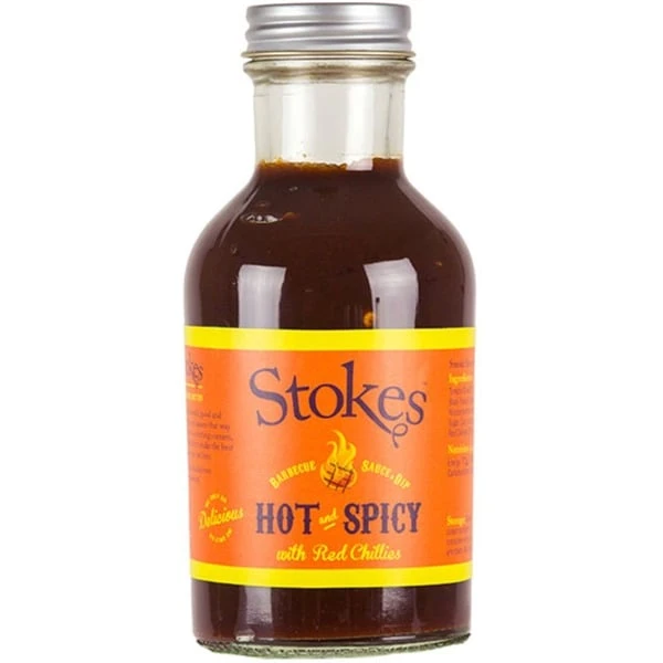 Stokes Sauces BBQ Sauce Hot & Spicy 3 Stokes Sauces BBQ Sauce Hot & Spicy