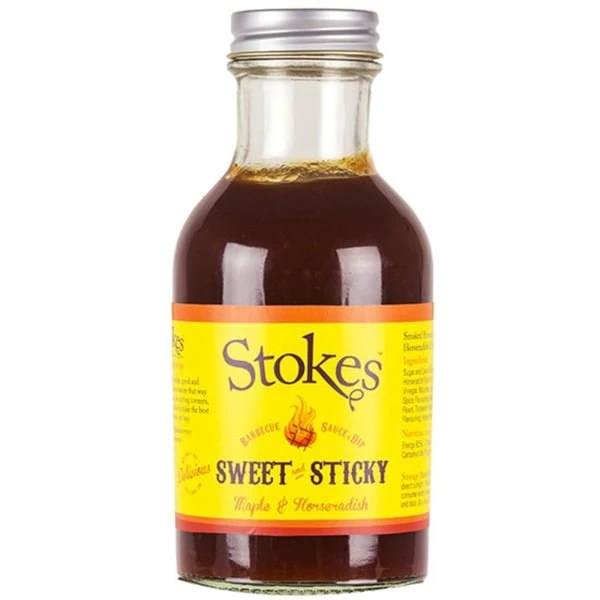 Stokes Sauces Sweet & Sticky BBQ Sauce 3 Stokes Sauces Sweet & Sticky BBQ Sauce