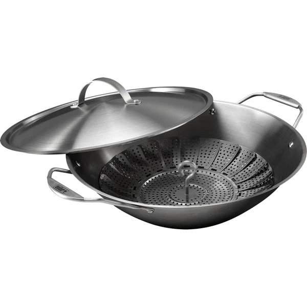 Weber CRAFTED Wok & Dampfgarer Mit Dünsteinsatz 7684 3 Weber CRAFTED Wok & Dampfgarer Mit Dünsteinsatz 7684