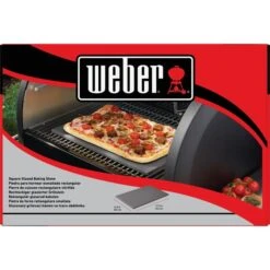 Weber Glasierter Pizzastein 18414, Eckig 44cm X 30cm -Küchen Grill Geschäft Weber Glasierter Pizzastein 18414 eckig 44cm x 30cm@@1808790 3