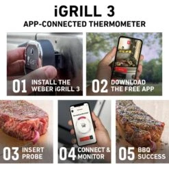 Weber Grillthermometer IGrill 3 -Küchen Grill Geschäft Weber Grillthermometer iGrill 3@@1303167 16