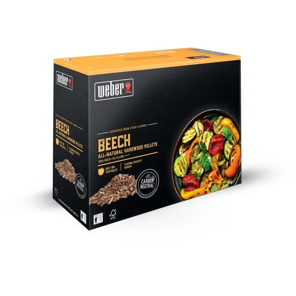 Weber Holzpellets Buchenholz, 8kg, Brennstoff 4 Weber Holzpellets Buchenholz, 8kg, Brennstoff – Bild 2