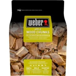Weber Wood Chunks Apfelholz 17616, Räucherchips