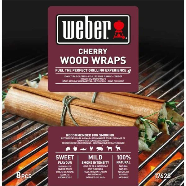 Weber Wood Wraps - Kirschholz 17628, Aroma-Holz 3 Weber Wood Wraps - Kirschholz 17628, Aroma-Holz